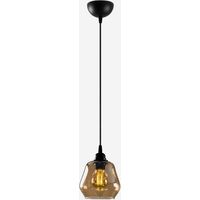 Metall-Glas Pendelleuchte Gold 15