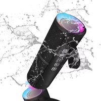 Portable Bluetooth Speaker Waterproof Horn With Rgb Lights