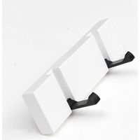 Coat Racks Wall Coat Rack Wall Hooks for Clothes Bamboo Single Hook Foldable Clothes Hook Behind the Door Creative Wall Decoration Coat Rack Hooks for Wall,White-2hooks