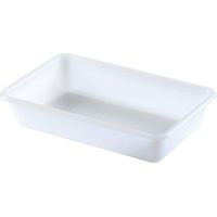 Bac Plat - 305X195XH60 mm - Blanc - Matériel CHR Pro