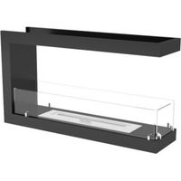 Cheminée BIOETHANOL U double face 100 cm