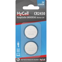 HyCell Piles boutons au lithium CR2450 3V, 2 pièces