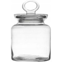 Pasabahce Boîte à biscuits en verre transparent 11,5x11,5x17,5 cm