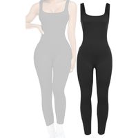 Combinaisons de sport pour femmes, combinaisons sans coutures, combinaisons de yoga côtelées une pièce, débardeurs, combishorts, combinaisons d'exercice sans manches