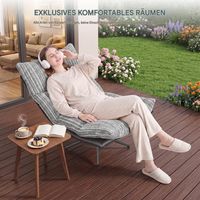 Drehbarer Relaxsessel mit 360°-Funktion, 3-fach verstellbare Rückenlehne, extra groß & bequem