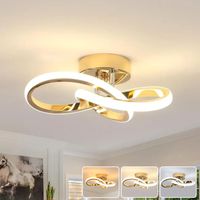 Lámpara de techo LED, lámpara de araña LED de bajo consumo, lámpara de techo moderna, luz de camino LED de diseño, 3 temperaturas de color (3000K-6000K)