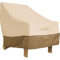 (210D: 85 x 80 x 91,5 cm, colore caffè riso, adatto come copridivano impermeabile e resistente per esterni, per la protezione di mobili da interno ed esterno)