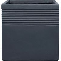 Macetero preperforado SPIRIT 55x55cm gris oscuro