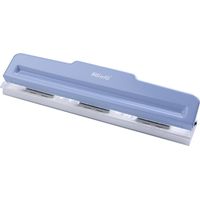 KW-triO Handheld DIY 10 Holes Punch Puncher Paper Cutter 8 Sheets Punch Capacity A4/B5 Scrapbooking-Grey
