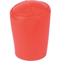 Poubelle à bascule MOVE 5L Frosty Rouge Spirella