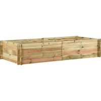 Jardinière pour légumes Bois de pin imprégné 197x100x40 cm