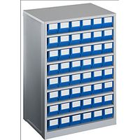 Certeo Cassettiera magazzino portata corpo 240 kg alt x