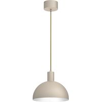 Suspension minimaliste crème Handa Luminex E27 15W Ø29