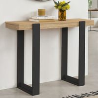 Consola PHOENIX de madera y negro