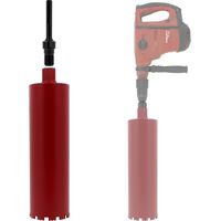 Gt Market – Couronne diamant Ø 127 mm – Adaptateur SDS-max pour perceuse et perforateur – Forage rapide dans béton et granit