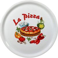 Assiette en porcelaine blanche 26 cm – Forme ronde – Compatible lave-vaisselle – Pour usage domestique et restauration – Saturnia