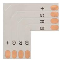 Connettore per circuito flessibile - a forma di 'l' - colore rgb - 10 mm