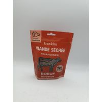 FRANKLIN - Viande séchée bœuf barbecue - 90% viande - Sans céréales - Mono-protéine - Voir photos