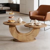 Table basse d'appoint, table basse cocktail, table basse à 2 niveaux (table basse uniquement)