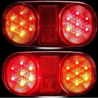 Feux de Remorque LED 12V,2pcs Feu Arriere pour Remorque LED Etanche