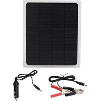 Panneau solaire étanche 12 V 10 W avec pinces pour chargeur de batterie de camping-car