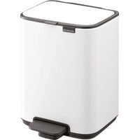 Poubelle Pédale Bo Brabantia 4l Blanc Compacte, Hygiénique Et élégante - Brabantia International Bv