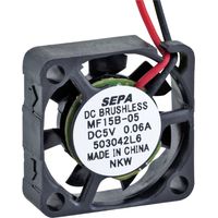 SEPA MF15B05 Ventola assiale 5 V/DC 0.7 m³/h (L x L x A) 15 x 15 x 4.5 mm
