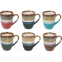 Tasses à café mug 369 cl coloris assortis