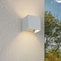 LED Wandleuchte Cube G9, einstellbarer Abstrahlwinkel, für Innen/Aussen - Farbe: weiß