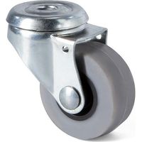 rueda giratoria rial aro de goma ø40 tp8 zincado sin antihilo. 20kgs/rueda.