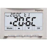 PERRY Termostato digitale ad incasso 230V serie “MOON” - SOFT TOUCH - 1TITE541