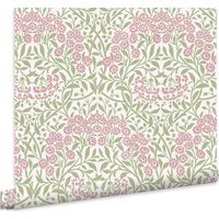 William Morris At Home Vliestapete Michaelmas Daisy Pink Cedar - 10mx52cm