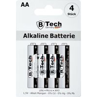 Batterie Alkaline (4er Pack) LR6 AA Mignon-Blister