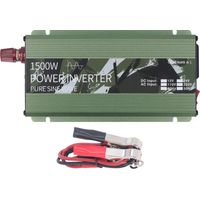 Onduleur solaire 1500W à onde sinusoïdale pure, ventilateur de refroidissement, protection multiple, convertisseur DC12V vers AC220V pour voiture