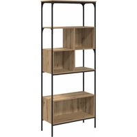 vidaXL Bibliothèque Chêne artisanal 76 x 33 x 188,5 cm