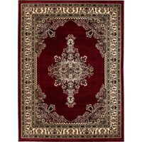 Tapis persan EHSAN rouge 160 x 230 cm – 100% polypropylène – Jute antidérapant – Hauteur de fils 12mm – Densité 2500g/m2 – Marrakesh