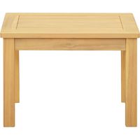 vidaXL Coffee Table Light Acacia 50 x 35 x 36 cm Solid Acacia Wood