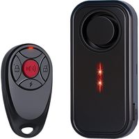 Improved theft alarm with 113 dB and vibration function, waterproof, for e-bikes, motorcycles, cars, trailers, mailboxes and houses