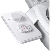 Samodra Pulvérisateur Bidet non électrique avec double buses rétractables autonettoyantes - Nettoyage avant et arrière - Bouton poussoir réglable pour eau froid