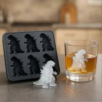 Machine à glaçons sphériques sans BPA pour boissons et cocktails d'été, noire