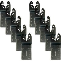 Set mit 10 Zubehörteilen für 34-mm-Multifunktionssägeblätter, universelles Multifunktions-Oszillationswerkzeug