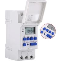 Elektrischer Zeitschaltuhr-Relais-Schalter mit LCD-Anzeige, programmierbare Wochenvoreinstellung (220 V)
