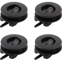 Set di 4 clip per tappetini auto, maniglie di fissaggio in plastica con anello antiscivolo, attacco universale