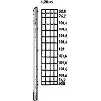 Grillage soudé plastifié M75 - Vert - 1.20 x 25 m