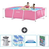 Intex Piscine Tubulaire Rectangulaire - 220x150x60 cm - 5-pièces SCB119