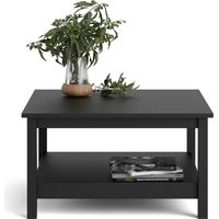 Couchtisch 81x81 cm mattschwarz - Cascina
