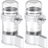2 Pièces Distributeur Automatique d'eau pour Oiseaux, 140ml Oiseaux Buveur Automatique, Abreuvoir Auto matique pour Oiseaux pour perruches, Cockatiels, Hamster