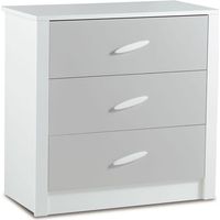 Commode gris 85x84x42cm