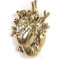 Vaso in porcellana love in bloom gold seletti 09921