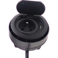 Bloc prise avec USB affleurant Ring à clapet 024N Msa France
